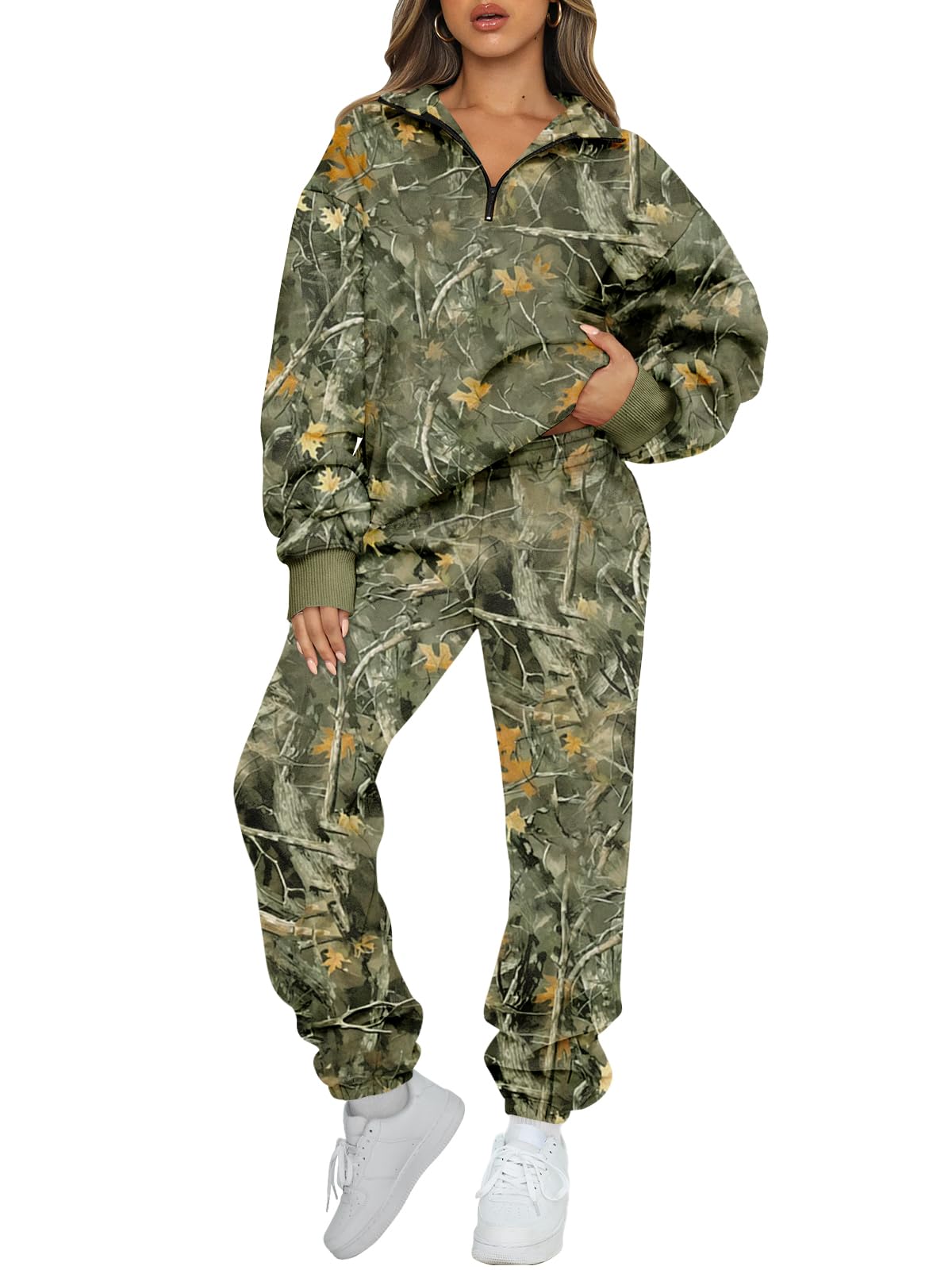 AUTOMET Women's Sweatsuits 2 Piece Outfits Lounge Sets