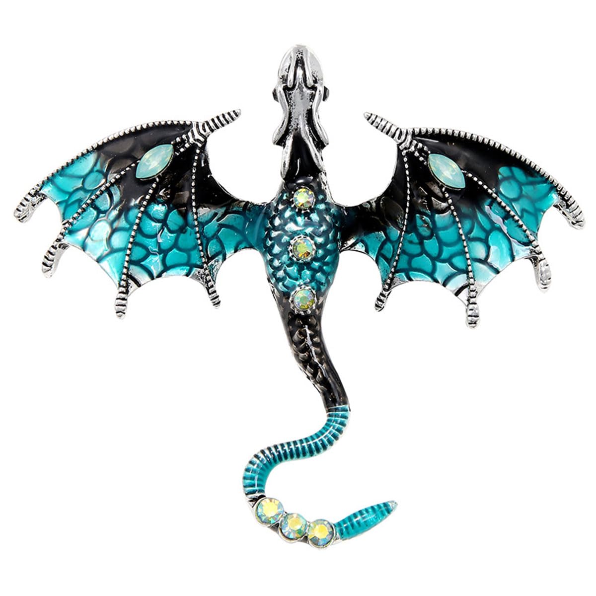 FAIRYGATE Brooches Enamel Brooch for Men Women Retro Rhinestone Lapel Pin Clothing Hat Decoration，B38 — view 60