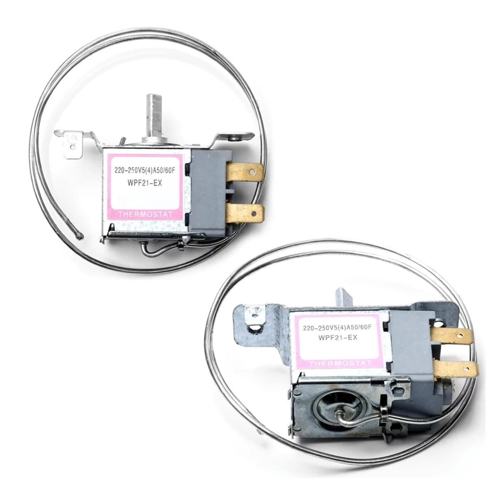 1 PZ WPF21-EX Termostato for Frigorifero A 2 Pin Accessori for Il Controllo Della Temperatura Del Congelatore In Metallo for Uso Domestico
