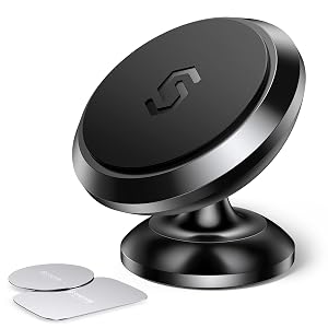 SYNCWIRE Magnetic Car Phone Holder for Dashboard Cell Phone Car Kits 360 Adjustable Magnet Cell Phone Mount Compatible