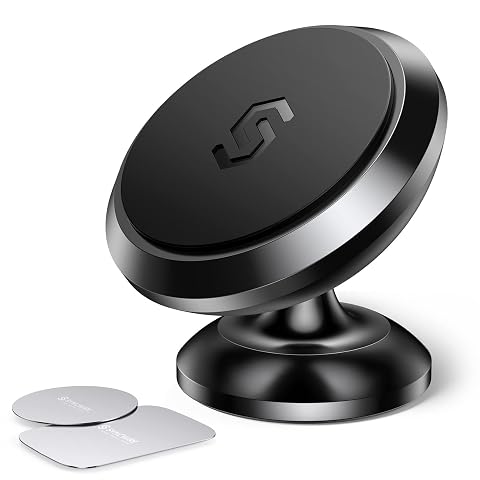 SYNCWIRE Magnetic Car Phone Holder for Dashboard Cell Phone Car Kits 360 Adjustable Magnet Cell Phone Mount Compatible