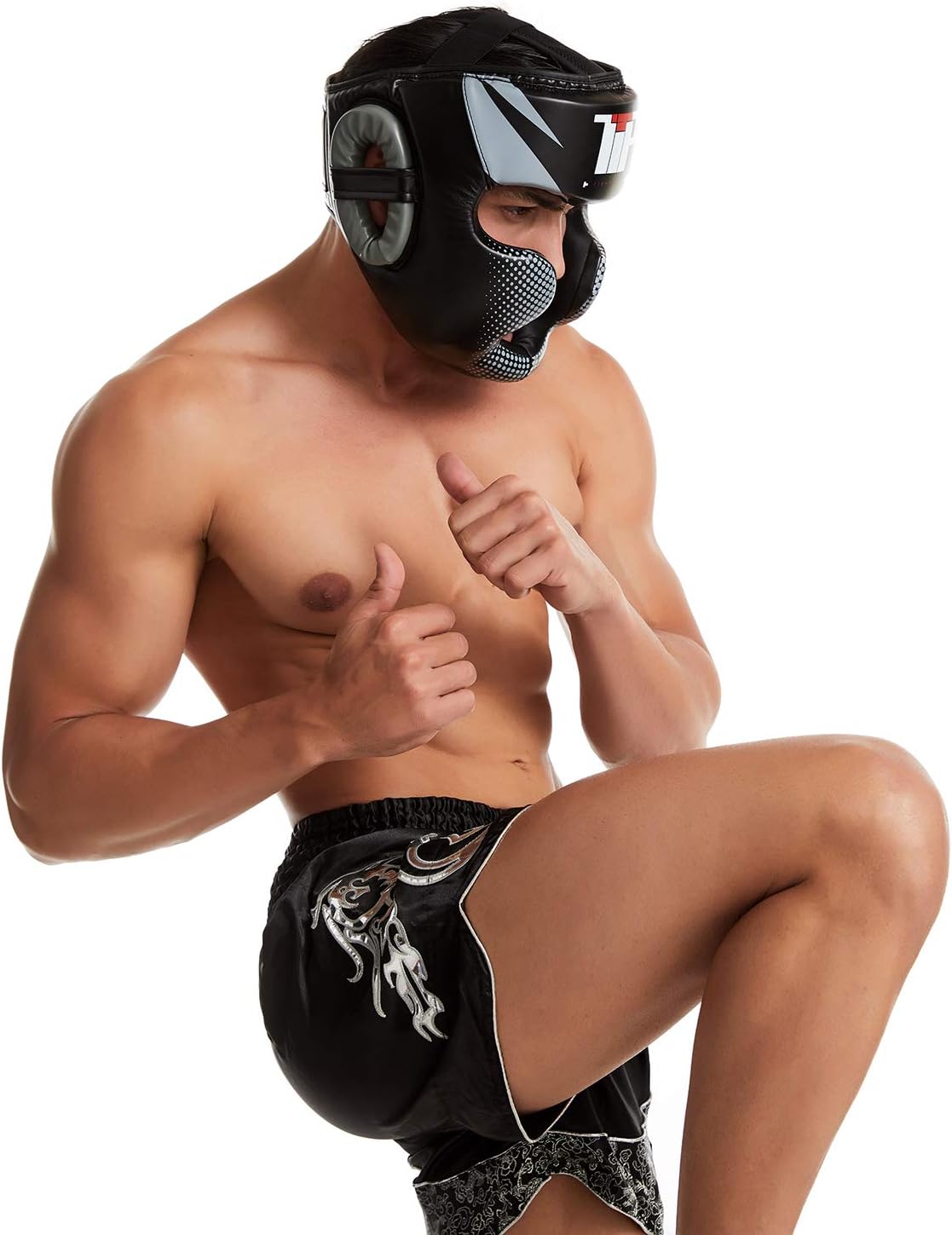 Headguard for Boxing,MMA Training Headgear, Kickboxing Head Gear, Headgear for Muay Thai, Grappling, Sparring, Kickboxing, Karate, Taekwondo,Martial Arts Headgear : Sports & Outdoors