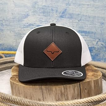 Kimes Ranch Diamond Adjustable Snapback Trucker Cap (Black)