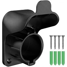 EV Charger Holder, Waterproof Auto Charger Cord Hanger for Outdoor, Universal for Electric Vehicles, SAE J1772 Space-Saving Wall Mount Portable Electric Car Charging Cable Organizer