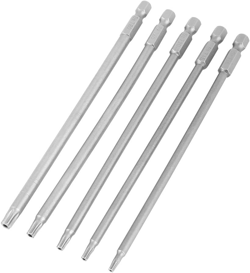Set Punte Cacciavite Torx Magnetiche 100mm - 11 Pezzi Con Aste Lunghe Per Lavori Di Precisione - Foto 8