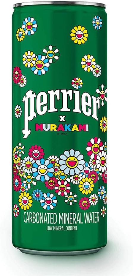 Amazon 限定商品 ペリエxmurakami カイカイキキ デザイン 炭酸水 缶 250ml 30本 Perrier ペリエ 炭酸水 通販