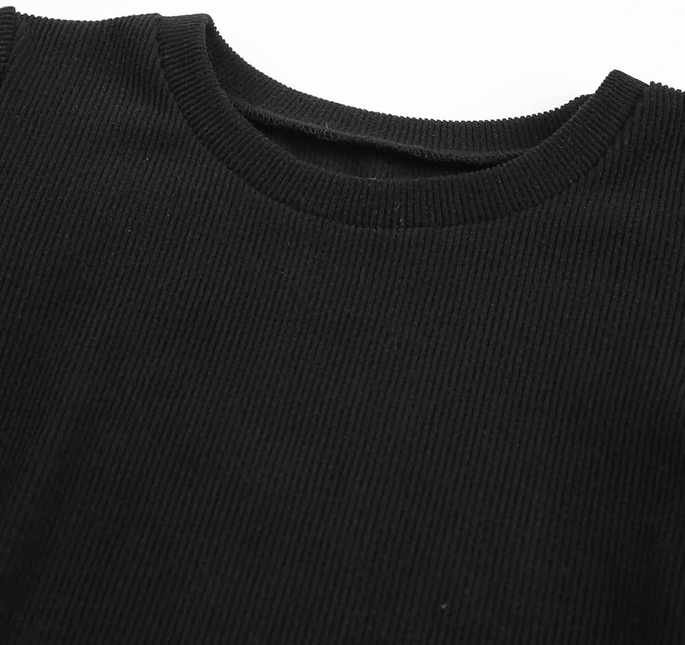 blibean Tween Girls Puff Sleeve Shirts Stylish Fall Tops Size 4-15 Years Old - Image 5