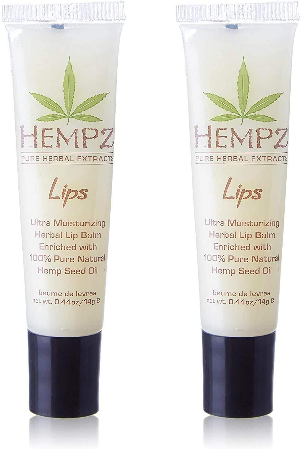 HEMPZ Non SPF Lip Balm Set of 2 .44 oz each : Lip Balms And Moisturizers : Beauty & Personal Care