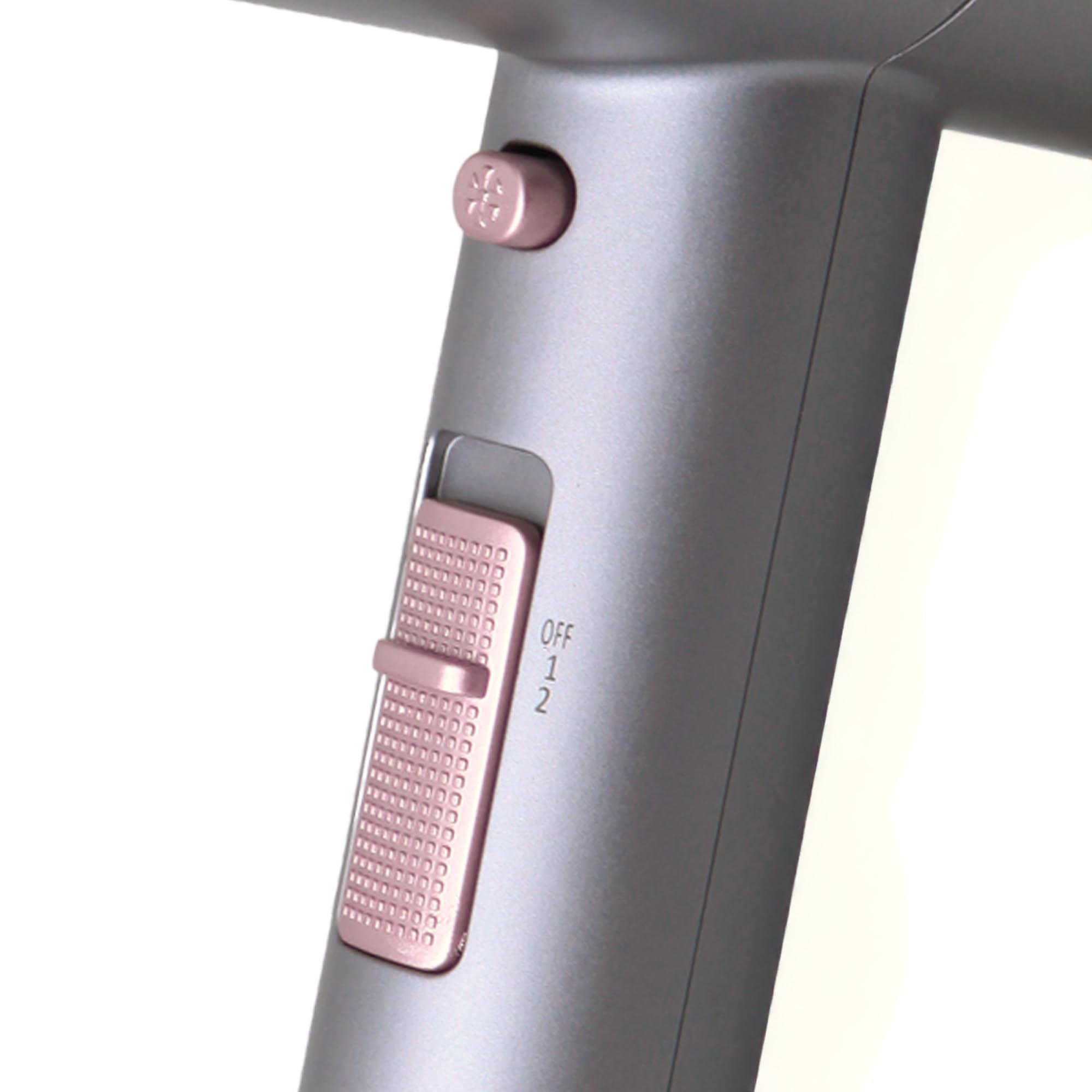 Zestaw suszarek do włosów 2200 W + prostownica do włosów 45 W – silnik prądu stałego, 2 stopnie prędkości, 2 temperatury, funkcja zimna, pływające płytki ceramiczne, grzałka PTC, ciemnoszary i różowy