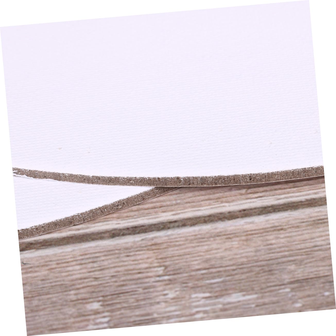 6 Toiles à Peindre Rondes en Toile de Coton Blanche 30 Cm pour Peinture à L'huile et Acrylique, Lot de 6 Pièces, Cadre Fixe, pour Peinture DIY et Loisirs Créatifs