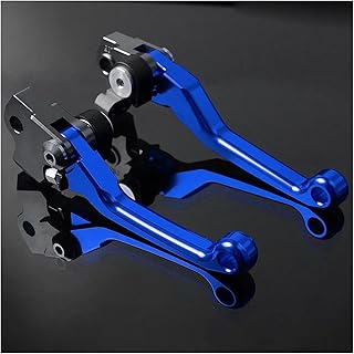 CTCYWLWAYZ Embrague freno Palancas De Embrague De Freno De Pivote De Motocicleta Para Y&amaha TW200 TW 200 2000 2001 2002 2003 2004 2005 2006-2017 Maneta freno y palanca embrague(Azul)