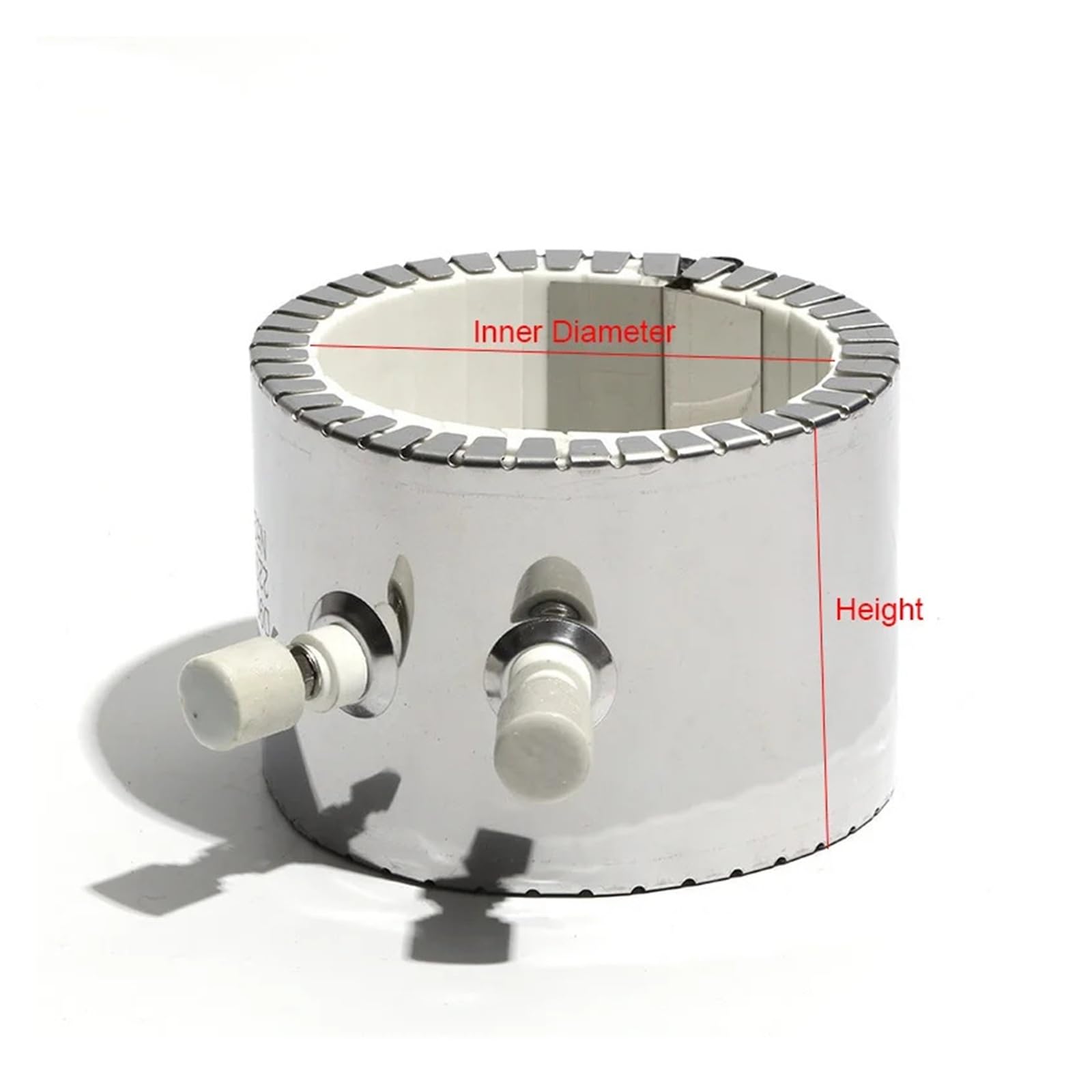 110 V/220 V/380 V Ceramiczne grzejniki taśmowe Element grzejny 120x50/60/80/90/100mm(C-110V-1800W120x100mm(IDxH))