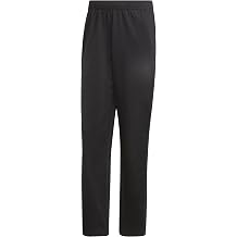 adidas Men's Standard Essentials Warm-Up Open Hem 3-Stripes Tracksuit Bottoms, Black/Black, 5X-Large