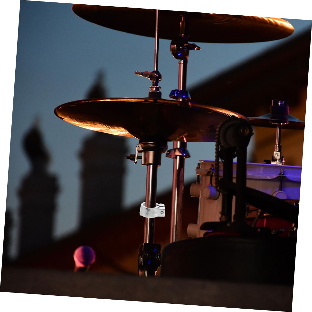 FUNOMOCYA Drum Clamp for Drum Stand Memory Lock Swivel Metal Drum Memory Lock Replacement for Drum Supplies