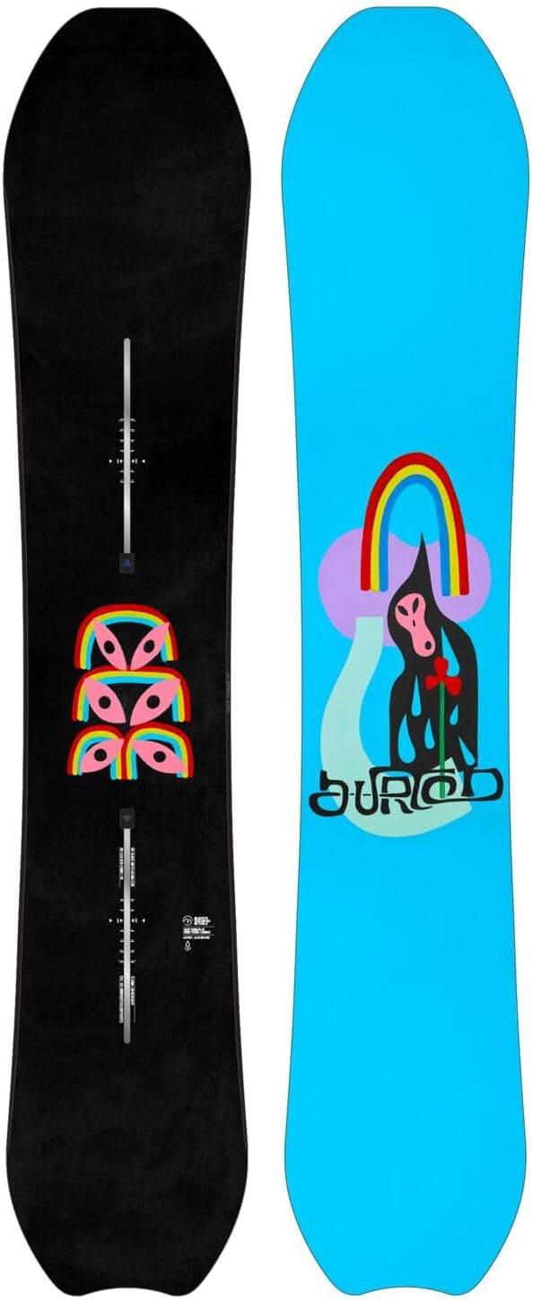 Burton Mens Deep Sinker Camber Snowboard 61.8 inches Timor