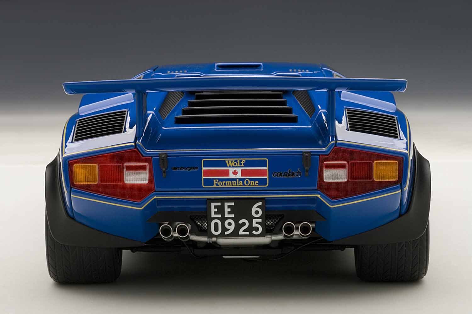 Lamborghini Countach LP500S Walter Wolf Edition - blau 1:18