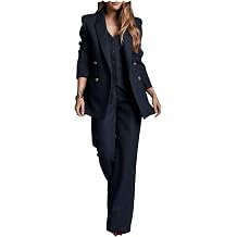 Womens Herringbone Tweed 3 Piece Suit Office Business Set