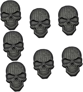 Didiseaon 7 Peças Adesivo De Caveira Para Carro Acabamento De Carro Acessórios Automotivos Para Carros Adesivos De Caminhão Decorações Eua Crânio 3D Adesivo De Carro Estiloso Adesivos