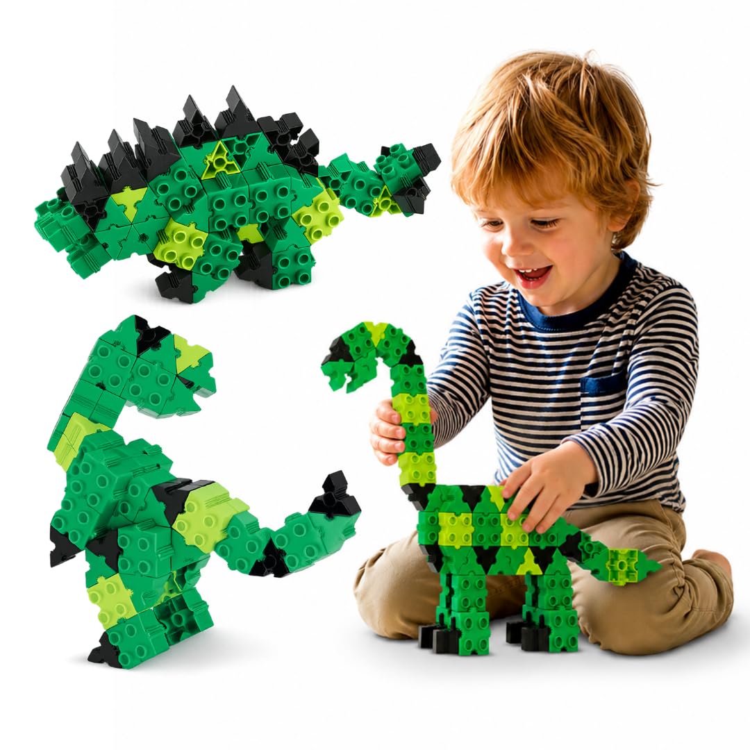 Amazon.com: Morphun Dino 3-in-1 STEM Dinosaur Building Blocks