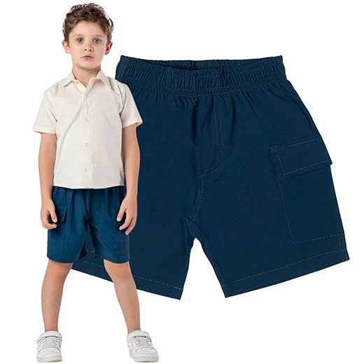 Bermuda Infantil Menino Cargo Tactel Escolar