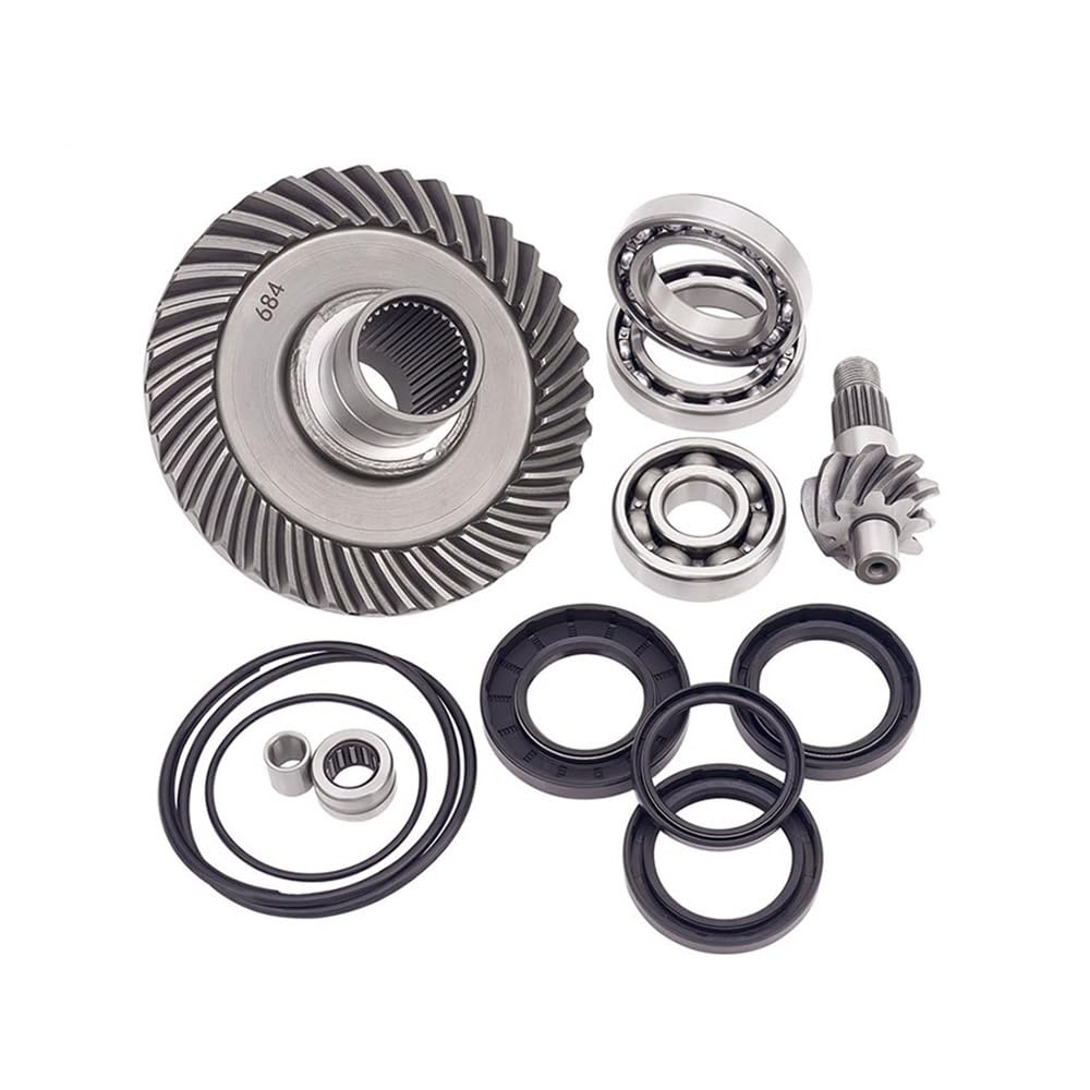 Rear Differential Ring & Pinion Gear & Bearing Kit Fit for TRX300FW 4x4 Fourtrax 300 1988-2000 TRX300 FW TRX 300