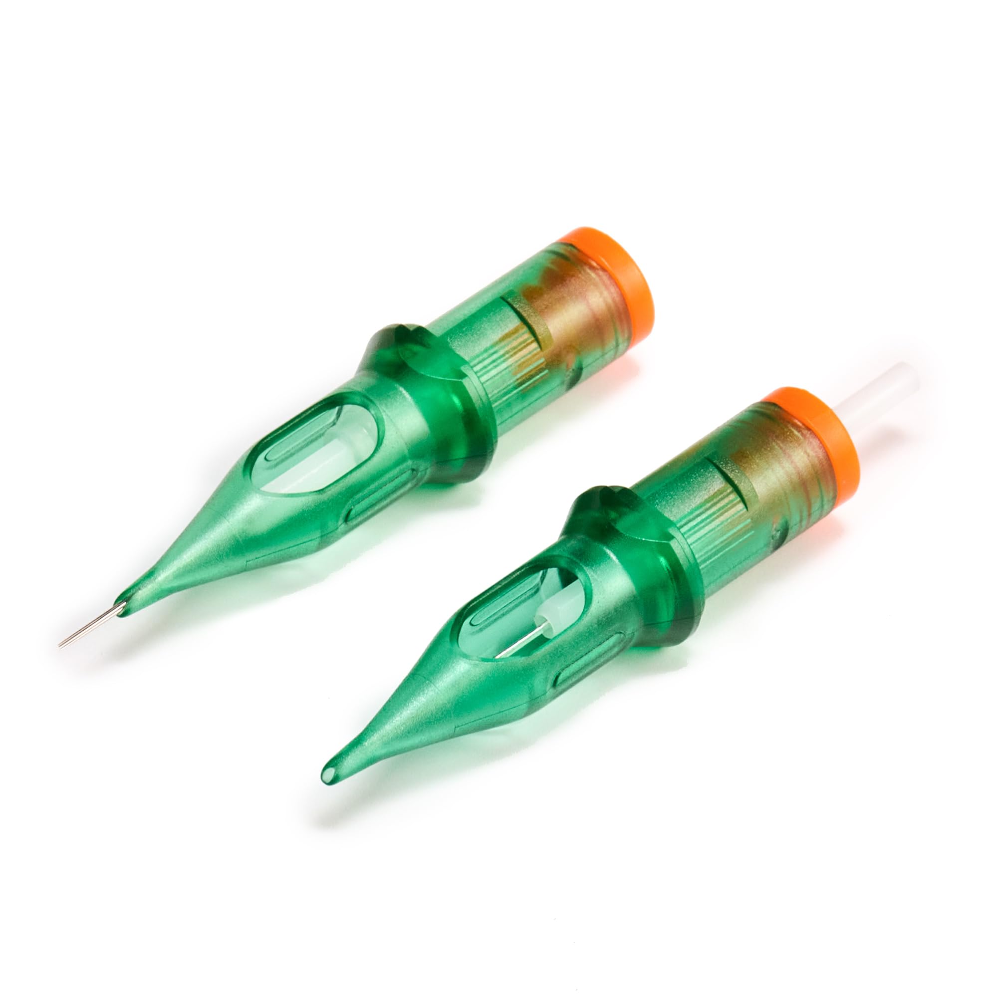 1203RS Round Shader Tattoo Needle Cartridges 20Pcs #12 Standard Size with Membrane Professional Long Taper Design for Smooth Shading and Blending Tattoo Artist Supplies