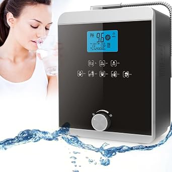 Water Ionizer Machine - Home Alkaline Water Filtration - pH 2.8-11 Alkaline Water - Water Purifier Machine - 5 Settings-Intelligent Voice-Auto-Cleaning-12000 Liters Per Filter-Instant Heating 58C