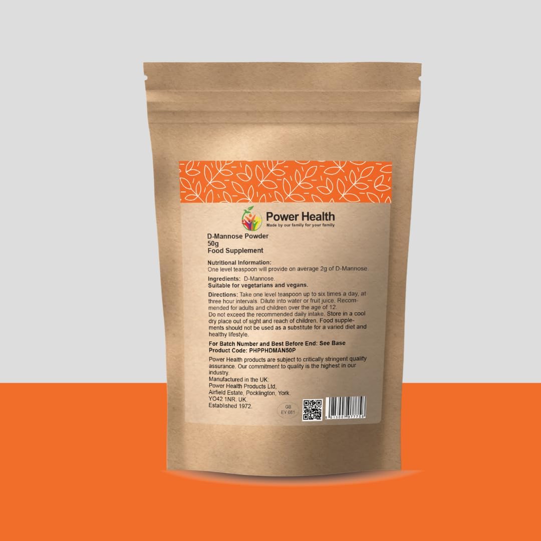 Power 50g Health D-Mannose Powder by Power Health