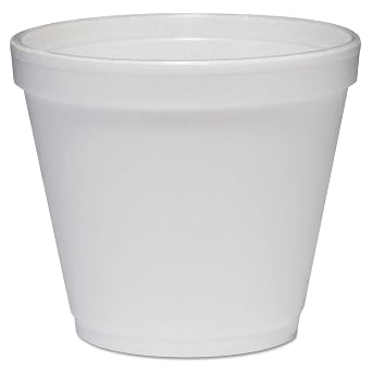 Dart DCC8SJ12 Foam 8 oz. Food Containers White