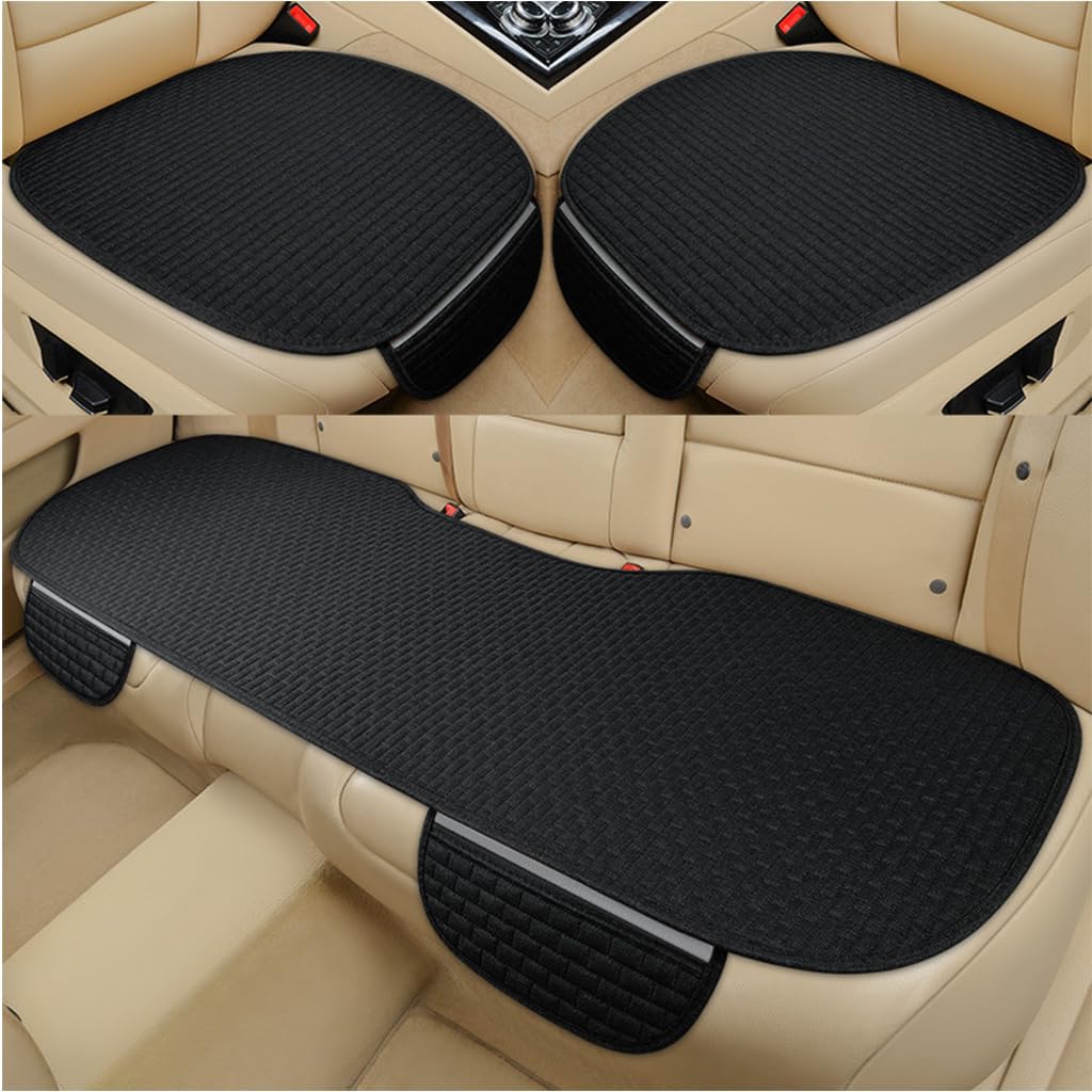 STHIRA Car Seat Covers Black Breathable Set