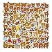 QINXIANG Rilakkum_a Aufkleber 100 Stück Kawaii Japanische Sanrio Aufkleber Wasserdicht Vinyl Ästhetische Aufkleber für Laptop Hydroflask Wasserflasche Skateboard Snowboard Gepäck Gitarre