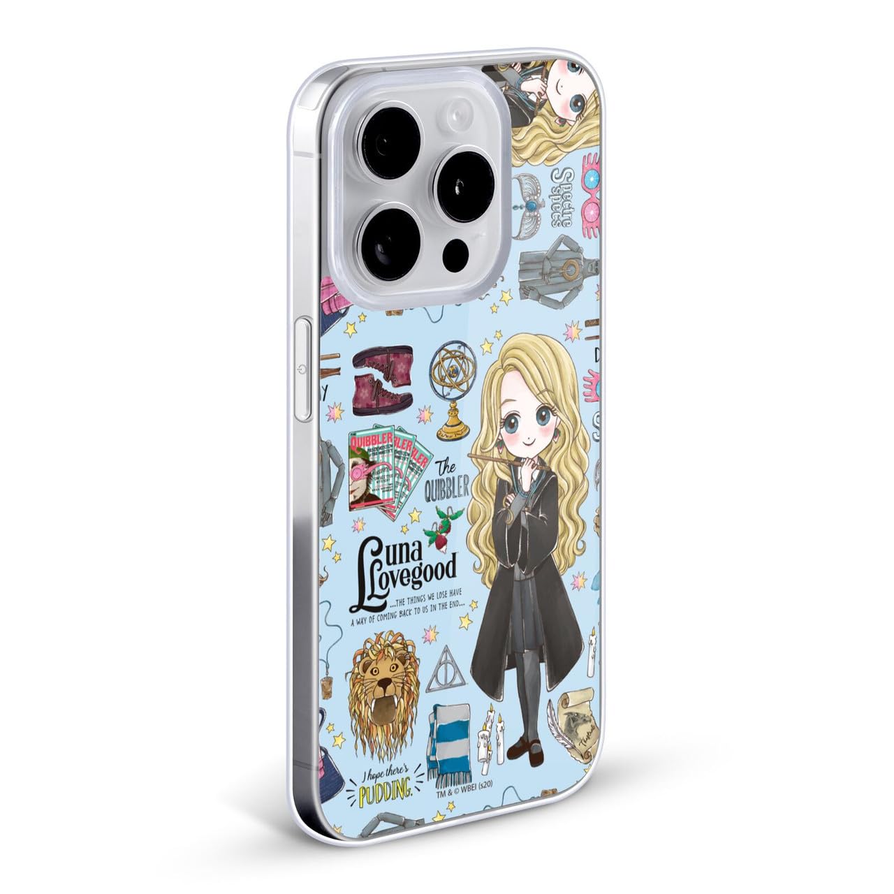 Head Case Designs Licenciado Oficialmente Harry Potter Patrón Luna Reliquias de la Muerte XXXVII Caso Funda de Gel Suave Compatible con Apple iPhone 12 / iPhone 12 Pro — view 93