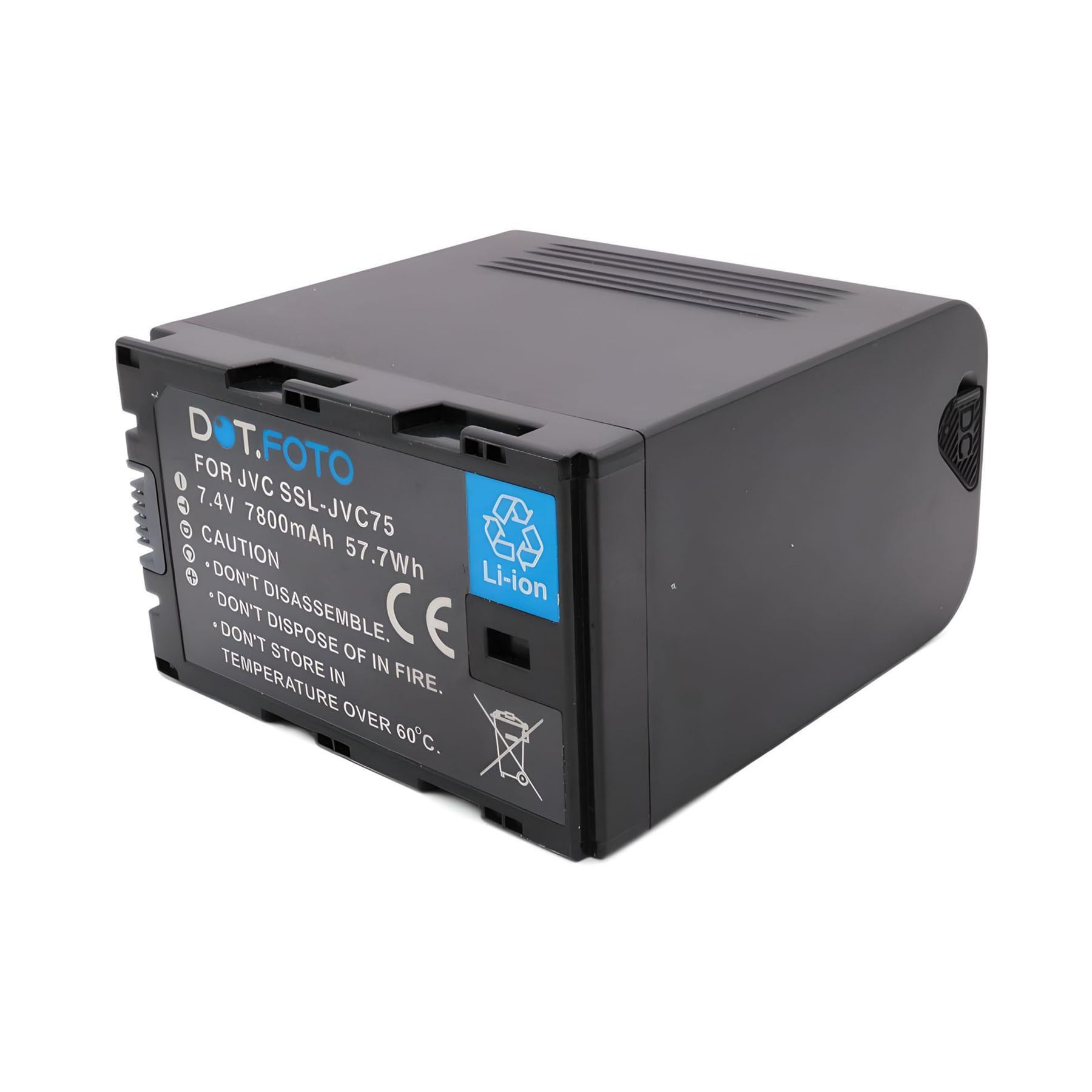 SSL-JVC75 Premium 7.4v / 7800mAh Batterie Rechargeable pour JVC GY-HMQ10, GY-HM200, GY-HM600, GY-HM650, GY-LS300CHE, JY-HM360