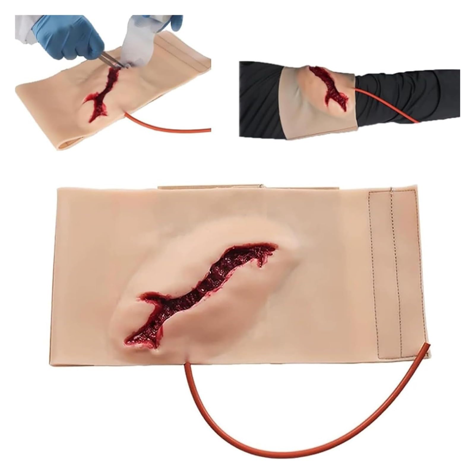 Entrenador de embalaje de heridas y modelo de simulación de hemostasia y sutura