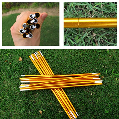 image for Azarxis Tent Pole Repair Kit Splint Support Kit Replacements Aluminum 