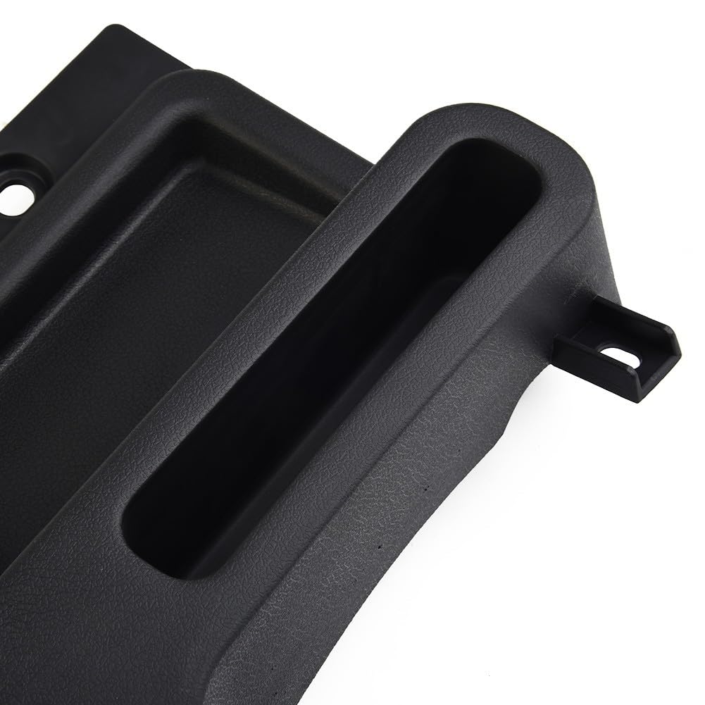 Bandeja de almacenamiento para consola central con portavasos para Toyota Land Cruiser LC70 LC71 LC76 LC79 09-20, organizador de coche de plástico negro con paquete de tornillos
