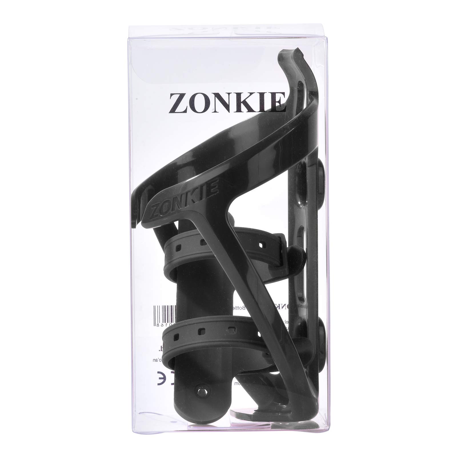 Porte-Bouteille de vélo en Plastique avec Base de Montage pour Cage (Noir)
