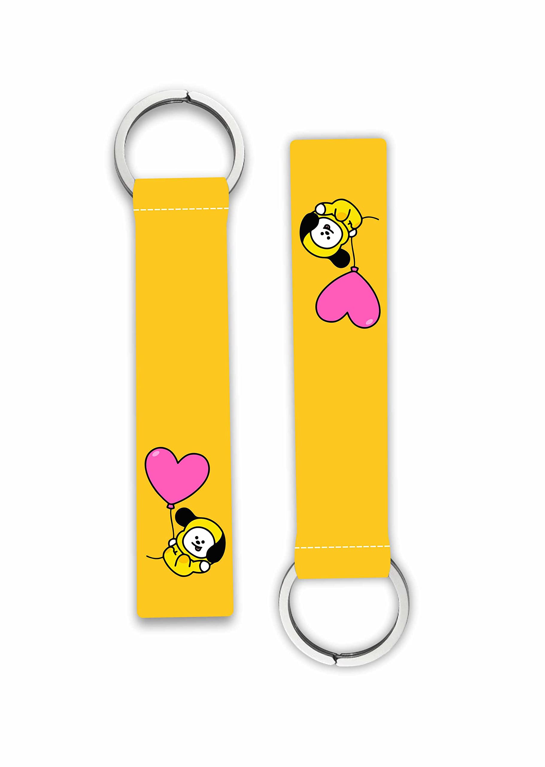 1Pcs Cartoon Theme Printed Lanyard Keychain Holder For Scoters Cars Bikes Riders Boys Girls Men's Women's Scooters Key Holder Key Tag Multicolored (6 x 1 Inches)-image-26