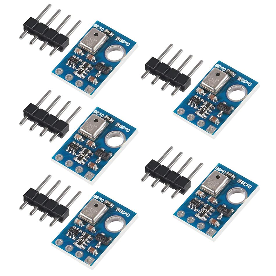#icpart 5pcs AHT10 High Precision Digital Temperature Humidity Sensor Measurement Module I2C Communication Replace DHT11 SHT20 AM2302 - (Color: 5pcs) #icpart297920
