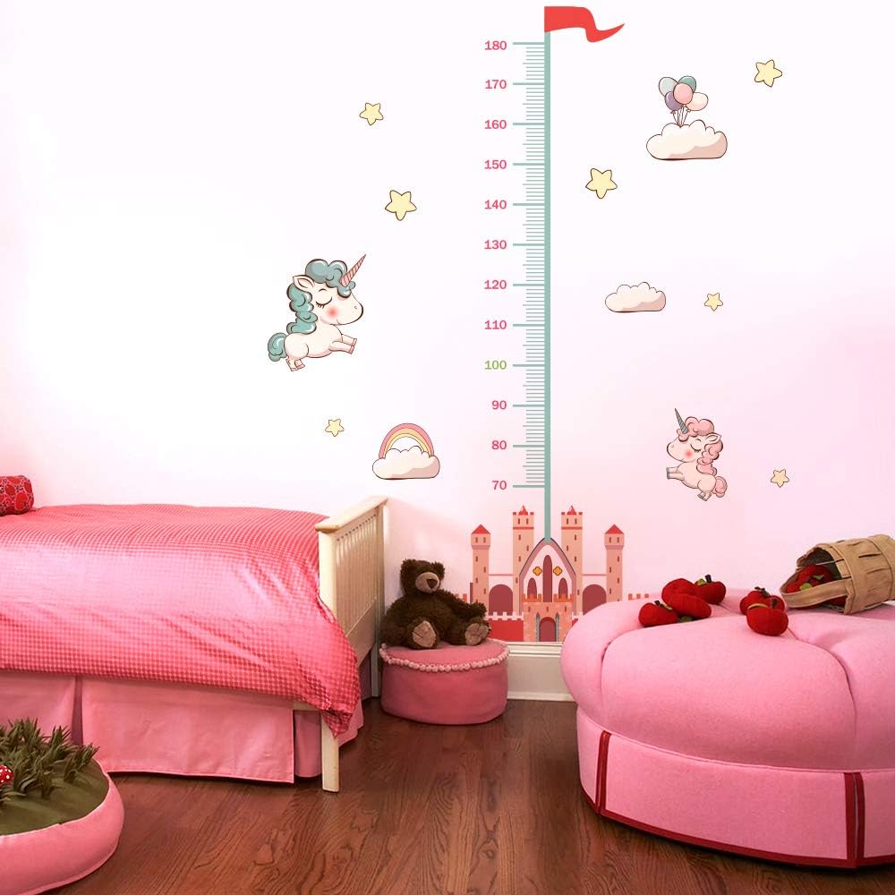 TZBGLMQH Measure Height Gauge Baby Wall Sticker Bedroom