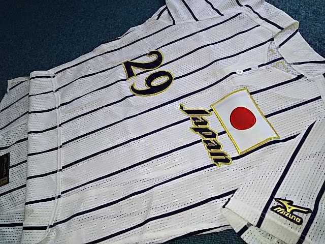 Ｏサイズ ミズノプロ JAPAN 日本代表 プロモデル ユニフォーム 背番号29 Amazon.co.jp: JAPAN プロ 野球日本代表 ジャパン プロコレクション 白