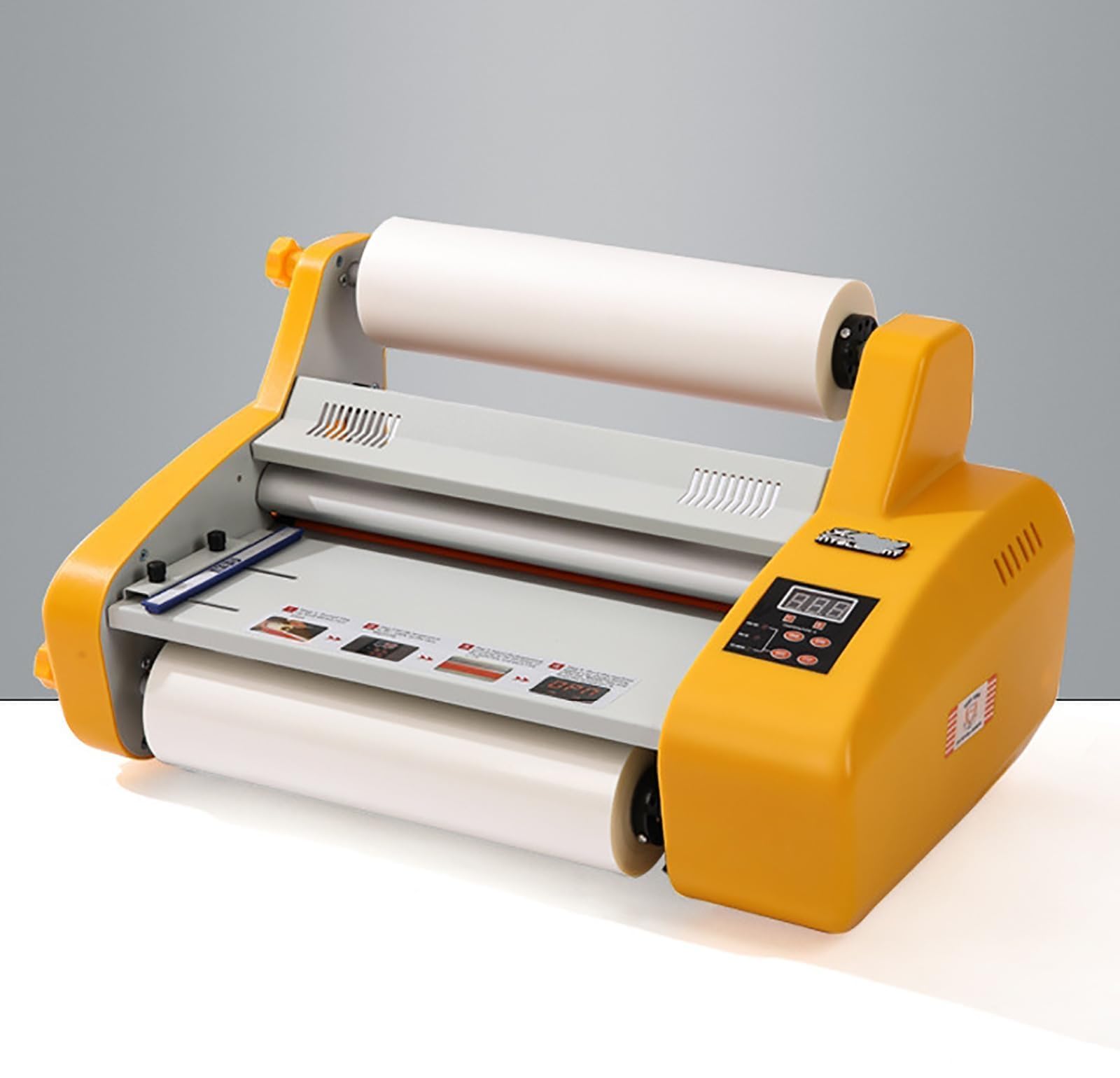 Laminatrice per documenti e foto in formato A3, A4, laminazione a caldo e a freddo, velocità veloce 150 °C, per carte d'identità, opere d'arte e presentazioni