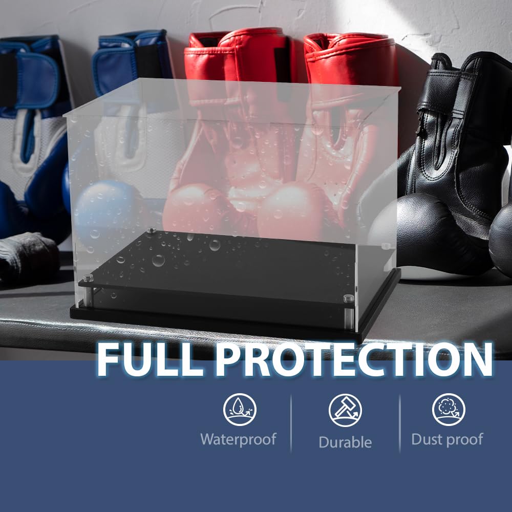 Boxing Gloves Clear Boxing Glove Display Case For Full Size Boxing G ...