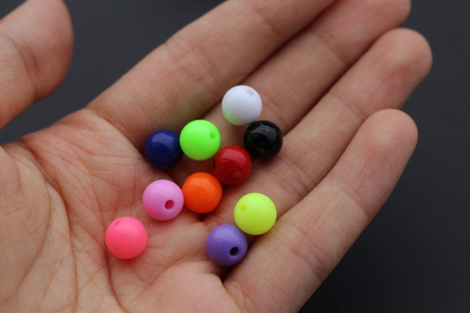 250 Perles De Pêche Ronde UV 12mm Rouge Flamme – Top Line Spinners (Matériel De Montage