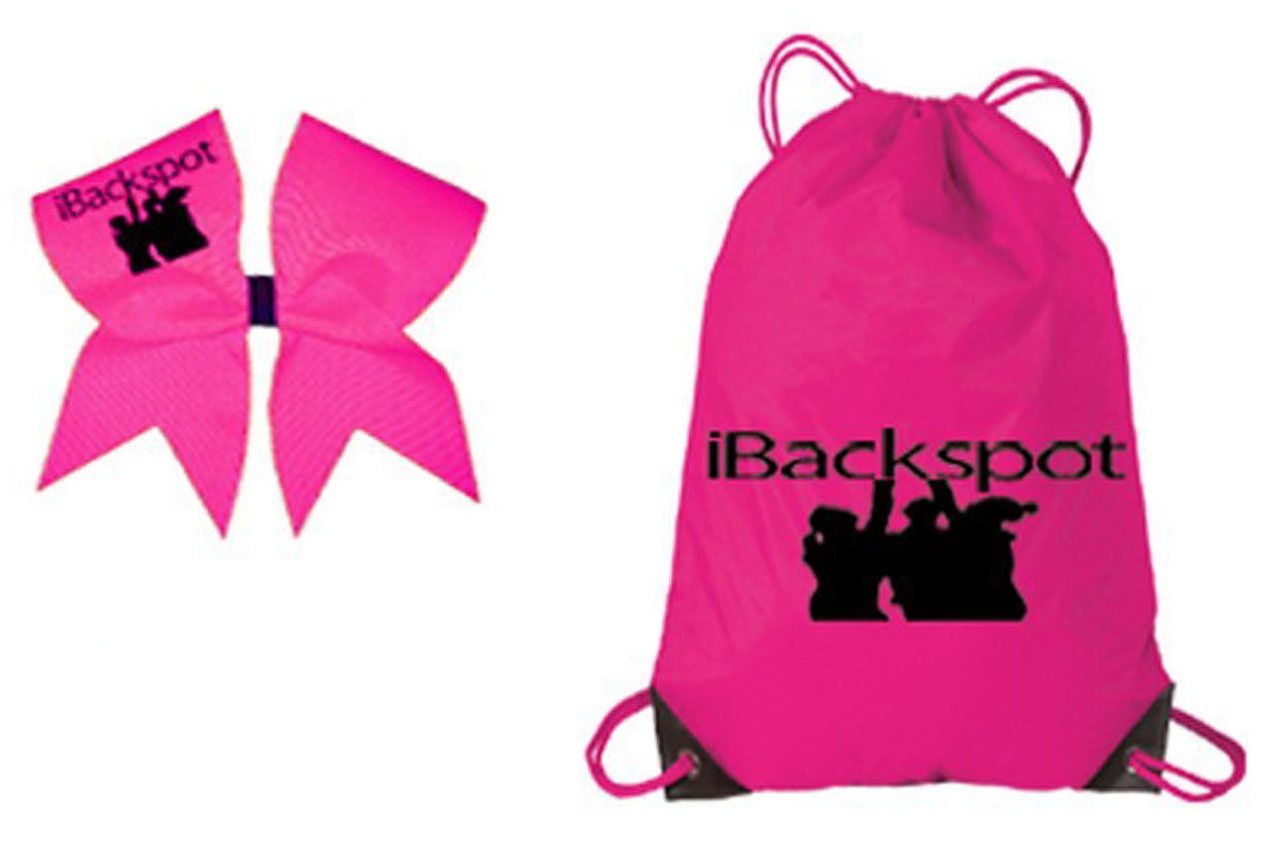iBackspot Cheer Bow Bag ComBow- hot Pink
