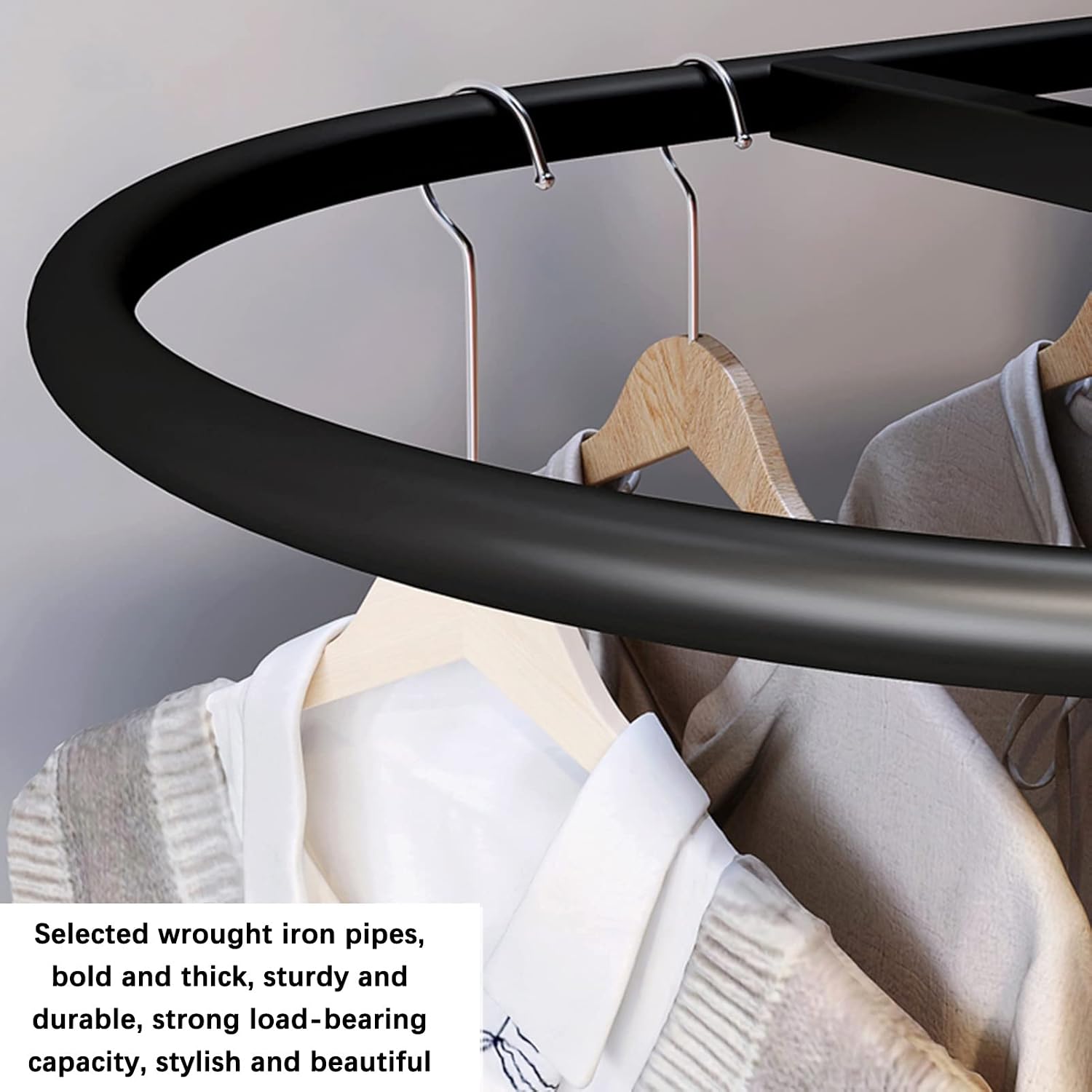 Retail Display Racks, Boutique Clothing Store Garment Rack, Multifunctional Suit Dress Scarves Shoe Hanging Storage Hanger, Commercial Shelves, Organizer (Color : Bronze, Size : 150x50x140C