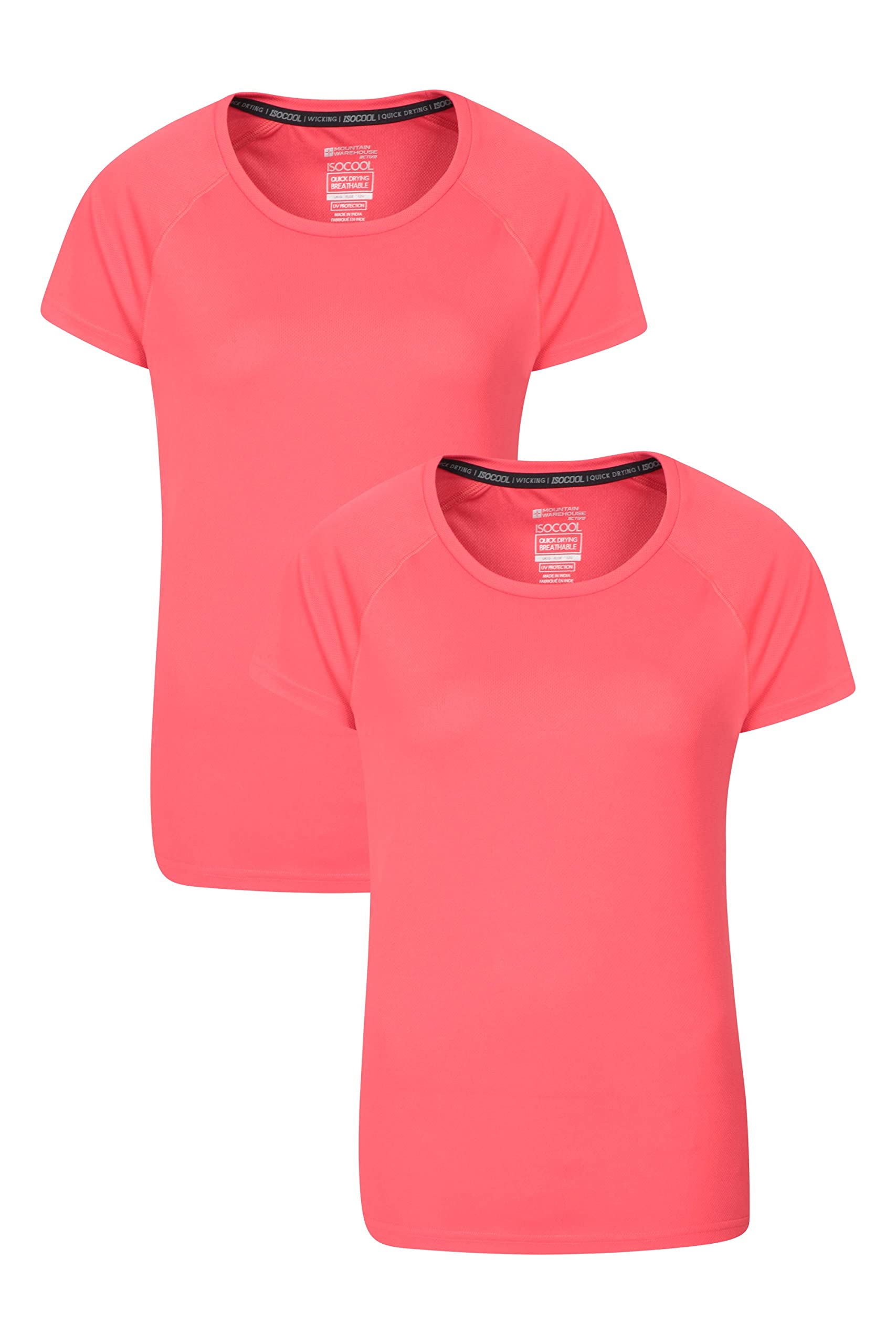 Mountain Warehouse Endurance Womens T-Shirt - IsoCool Ladies Top, UV Protection UPF30+ Tee, Breathable & High Wicking - for Spring Summer, Running, Travelling