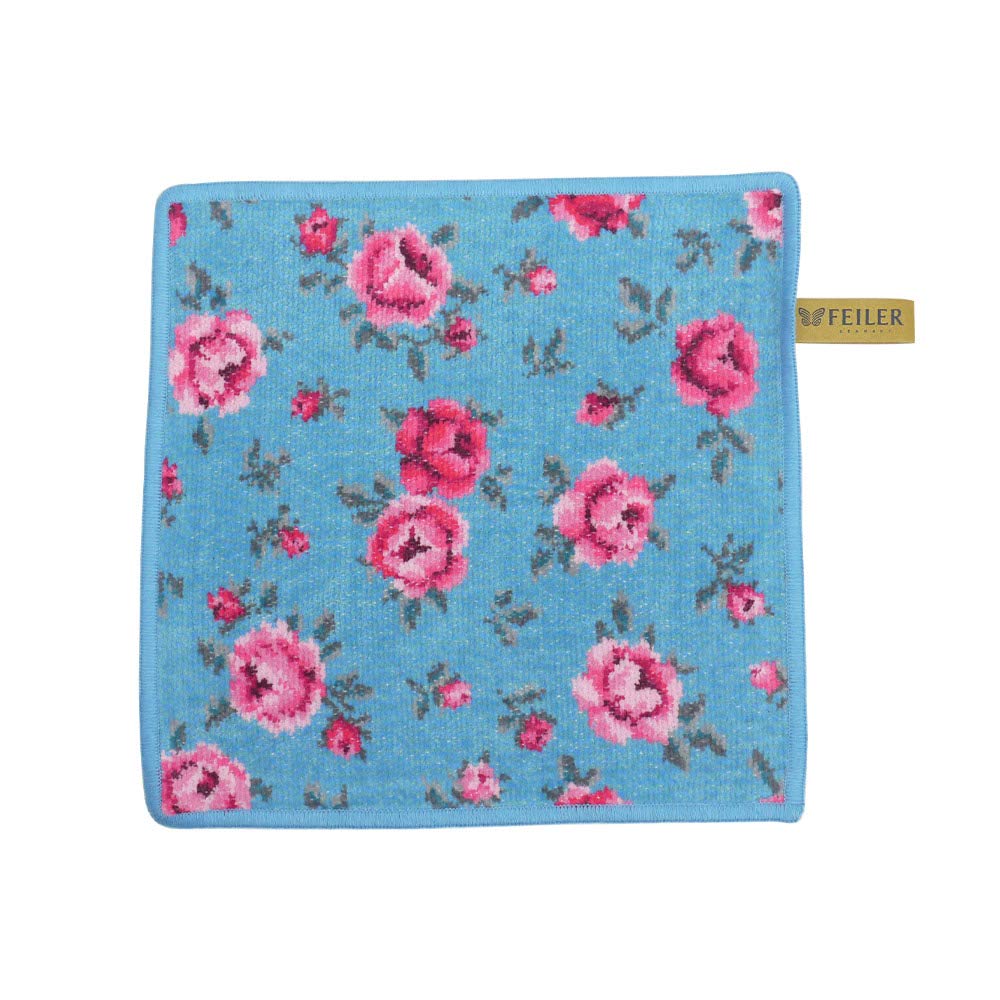 FEILER - FEILER ウィジュテーム　ハンドタオル　新品　青 feiler 【並行輸入品】フェイラー 4 ハンカチタオル女性 30×30cm
