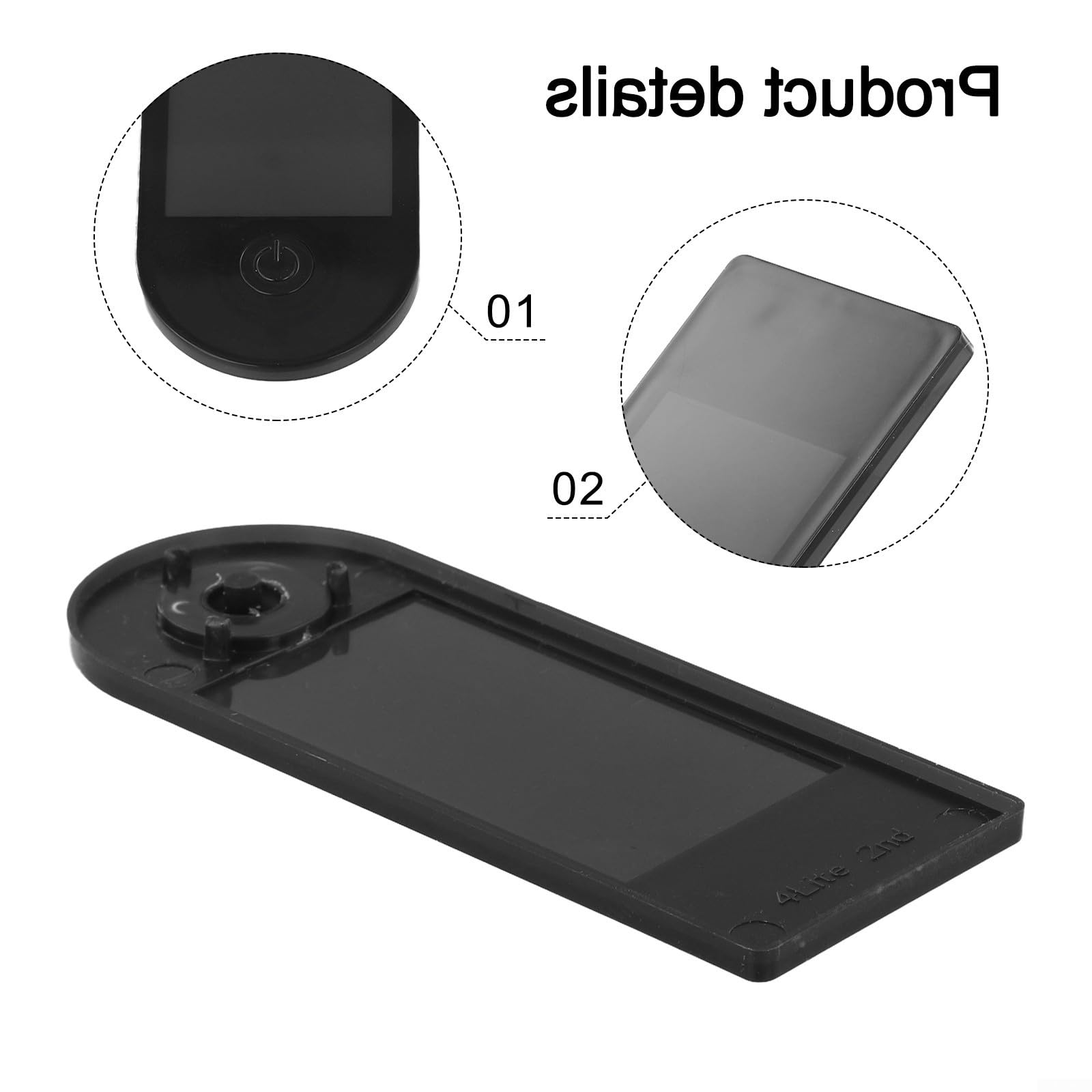 Panel de instrumentos de scooter eléctrico para Xiaomi 4, Lite y 2ª generación - Reemplazo de pantalla de control negro con pantalla LCD, parte de tablero de plástico