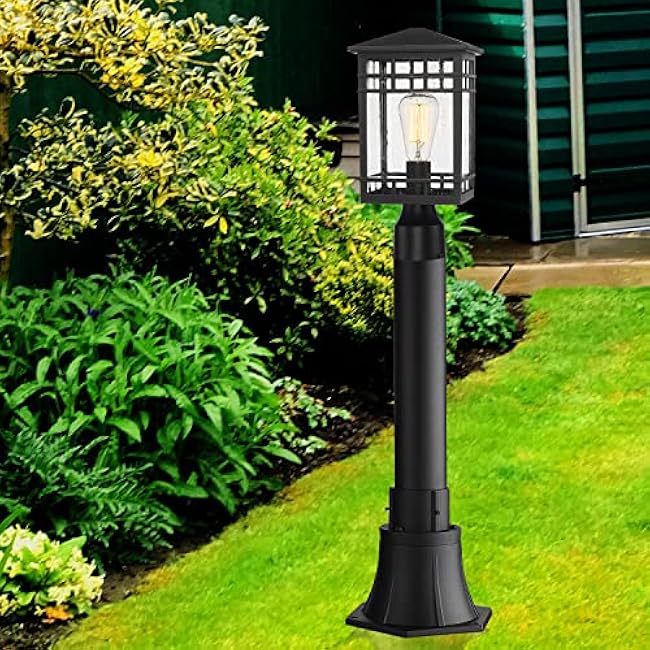 Outdoor Post Lights Lamp Post Light Fixture Pillar Lantern